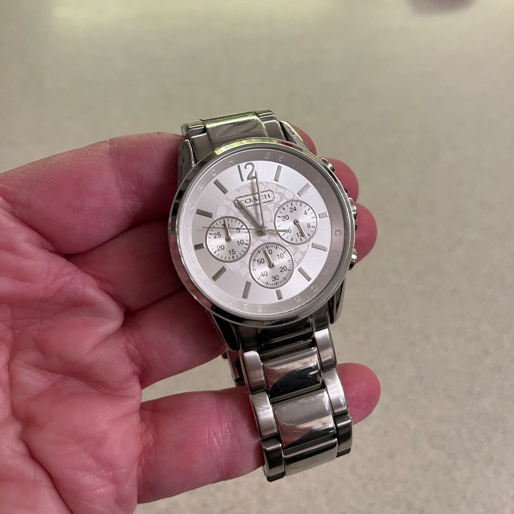 Coach watch Silver